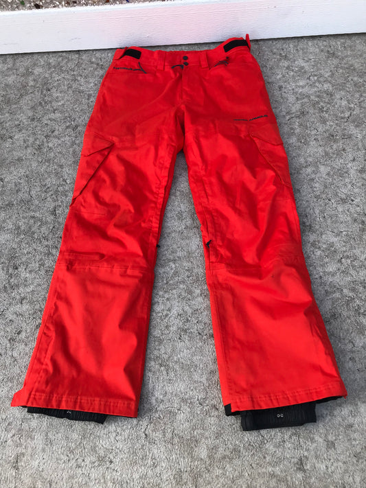 Snow Pants Men's Size Medium Under Armour Dark Orange Black Excellent Quality  Snowboarding