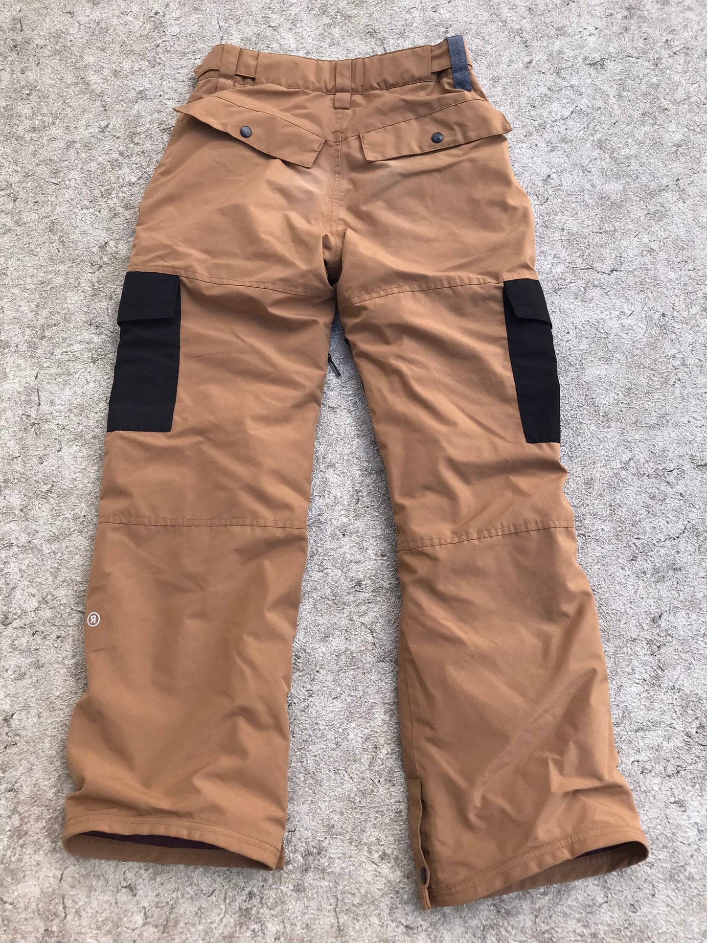 Snow Pants Men's Size Small Ride Snowboarding Fantastic Quality Brown Black