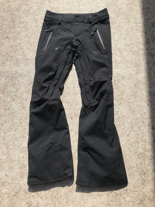 Snow Pants Men's Size Small Volcom Gore-Tex Waterproof Sealed Seams Black Snowboarding New Without Tags Outstanding