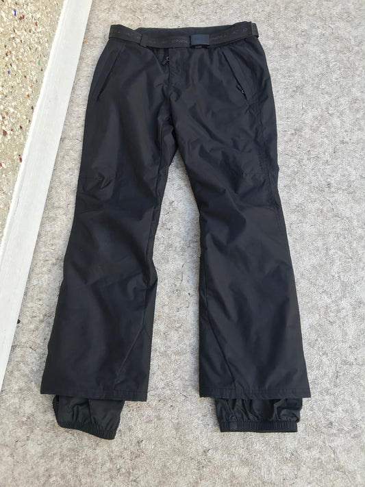Snow Pants Men's Size X Large Oneill Black With Added Belt New Demo Model