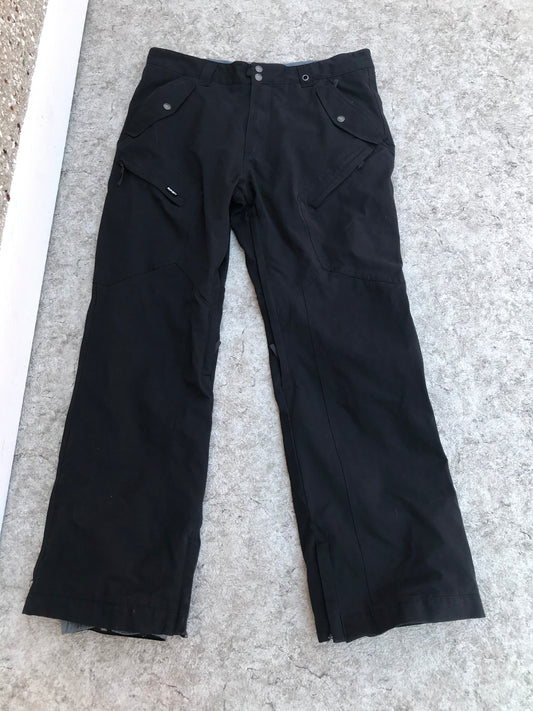 Snow Pants Men's Size X Large Ripzone Waterproof Heavy Duty Snowboard Black   As New