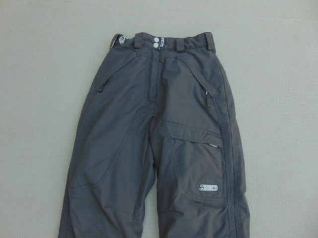 Snow Pants Child Size 10 Mole Grey Micro Fleece Lined Inside