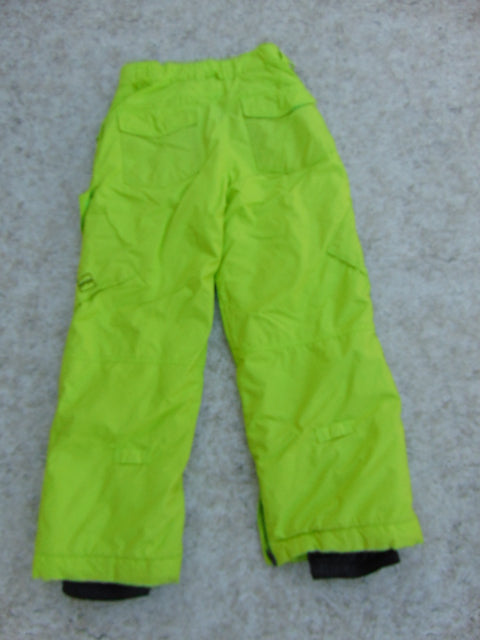 Snow Pants Child Size 12-14 Ripzone Core Lime Grey Snowboarding