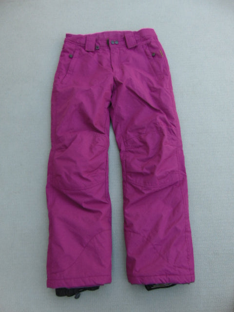 Snow Pants Child Size 12-14 Youth Gravity Fushia With Adjustable Waist Snowboarding