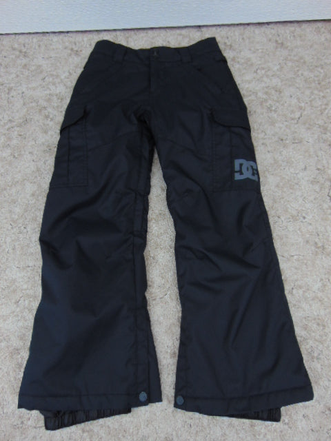 Snow Pants Child Size 12 DC Black Snowboarding New Demo Model