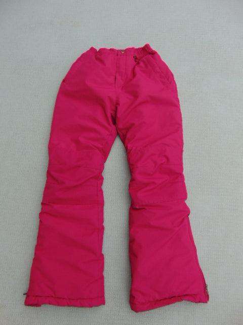 Snow Pants Child Size 12 Lands End Elastic Waist Comfort Snowboarding Raspberry