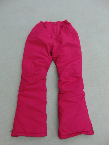 Snow Pants Child Size 12 Lands End Elastic Waist Comfort Snowboarding Raspberry
