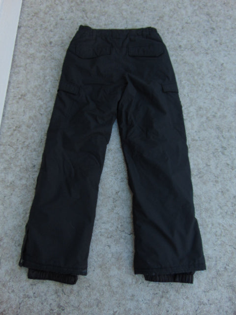 Snow Pants Child Size 14-16 Youth Quick Silver Black Snowboarding