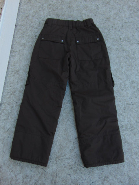 Snow Pants Child Size 14 Youth Ripzone Core Brown Snowboarding New Demo Model