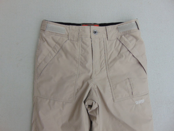 Snow Pants Child Size 16 Youth XX Large Orage Prime Sand New Demo Model Snowboarding