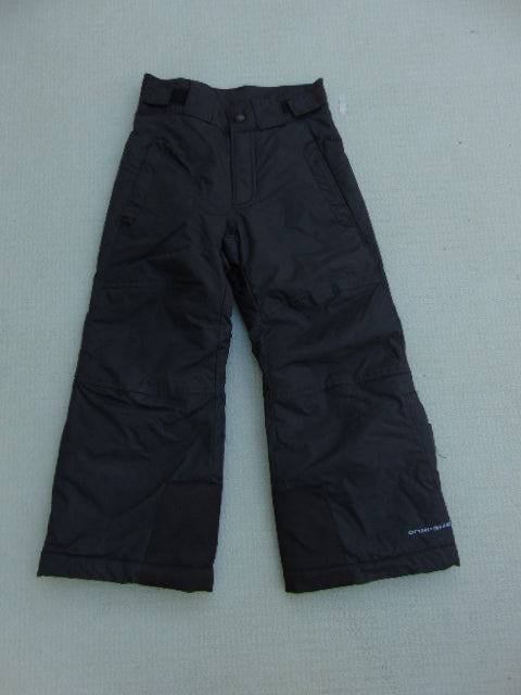 Snow Pants Child Size 4-5 Columbia Omni Shield Snowboarding Black New Demo Model