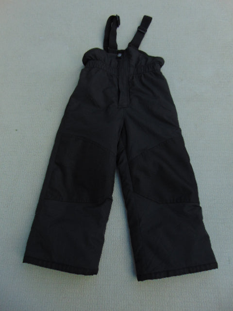 Snow Pants Child Size 4 Off Set Black With Bib New Demo Model
