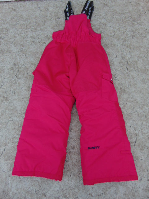 Snow Pants Child Size 6 Gusti Fushia Pink With Bib New Demo Model