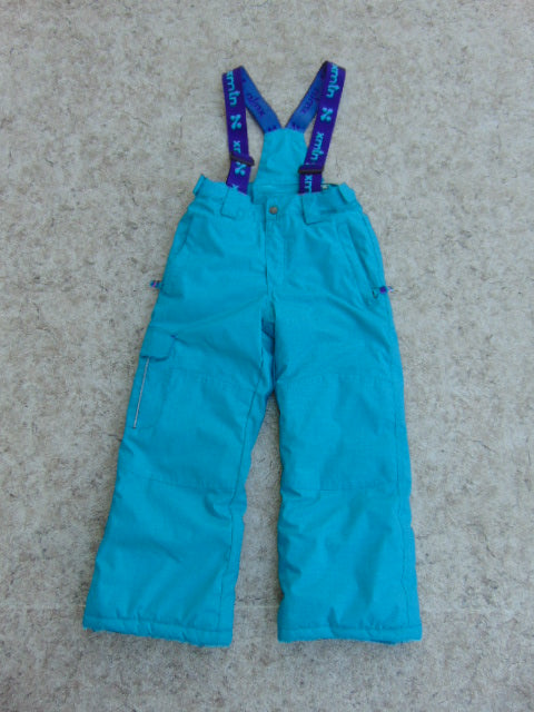 Snow Pants Child Size 6 XMT Teal Purple With Straps New Demo Model