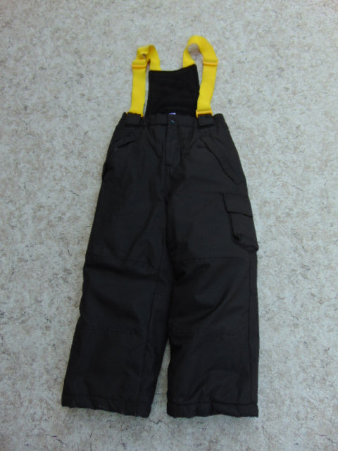 Snow Pants Child Size 6 X With Micro Fleece Lining Black As New