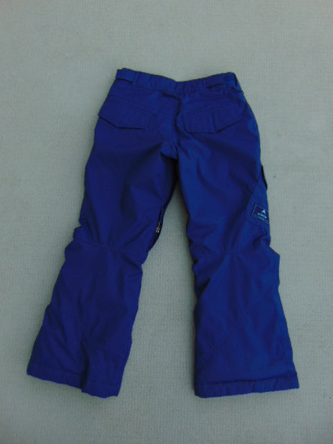 Snow Pants Child Size 7-8 Burton Snowboarding With Leg Vents Denim Blue and Aqua Fantastic Quality