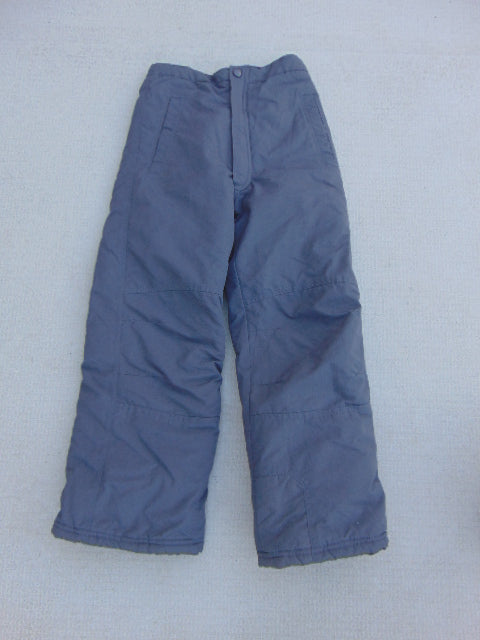 Snow Pants Child Size 7-8 Grey With Adjustable Elastic Waist Snowboarding