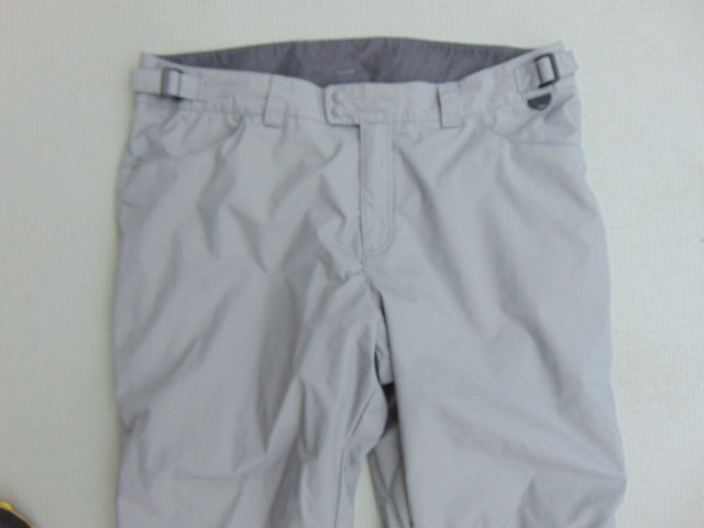 Snow Pants Ladies Size X Large Columbia Snowboarding Grey With Side Pannels