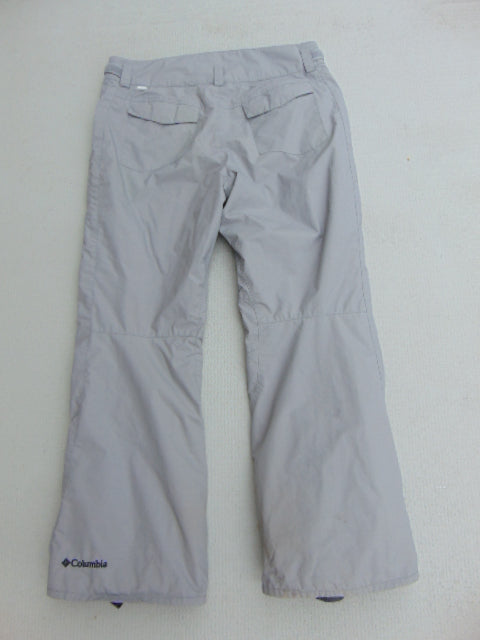 Snow Pants Ladies Size X Large Columbia Snowboarding Grey With Side Pannels