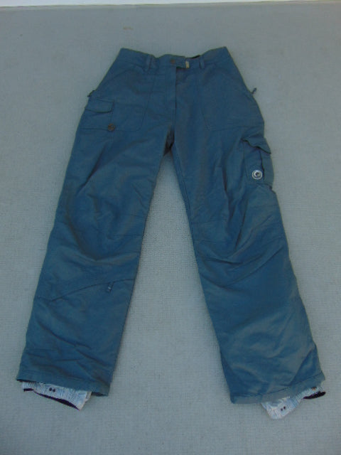 Snow Pants Ladies Size X Large Powder Room Grey Snowboarding Minor Wear