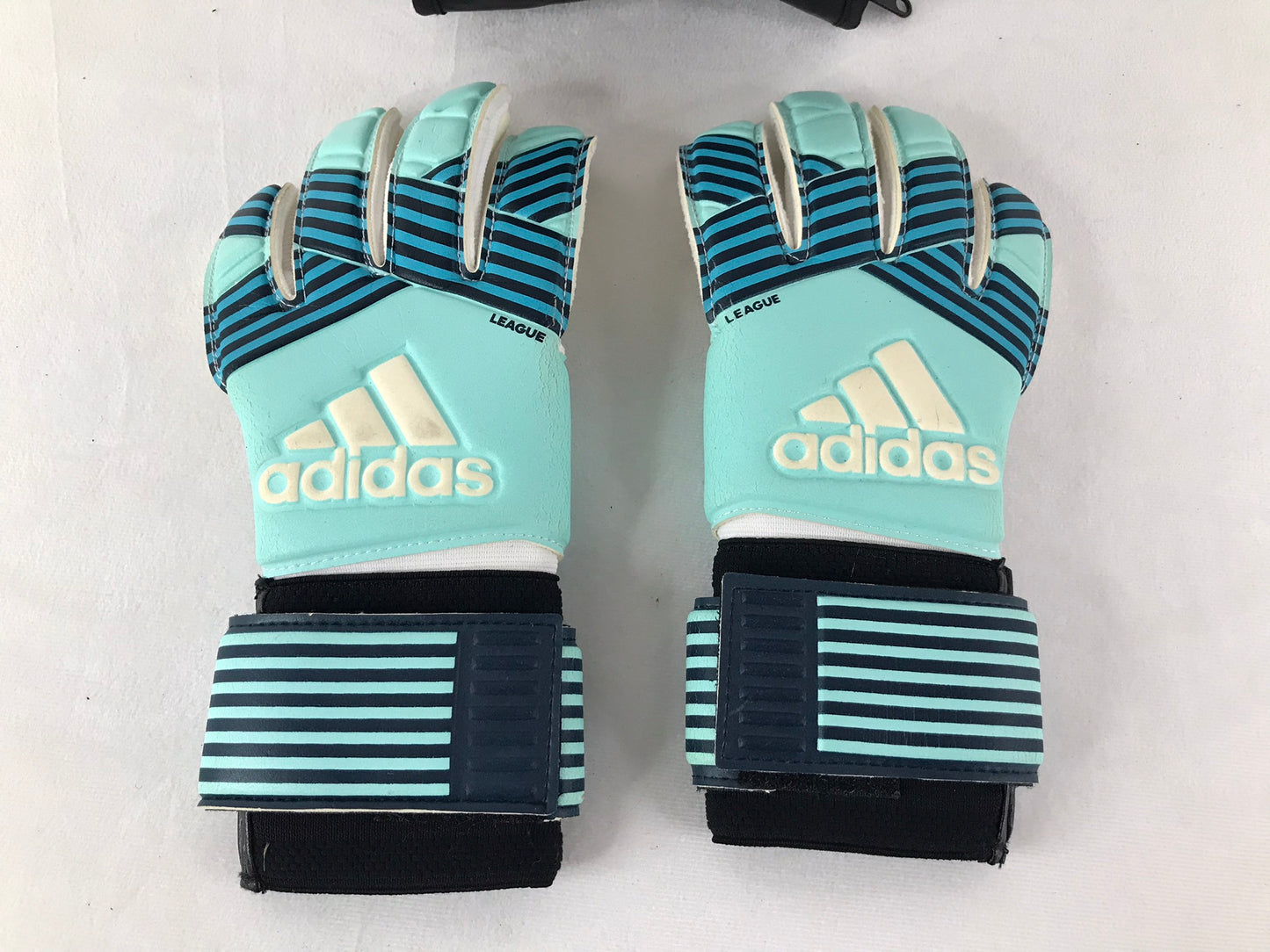 Soccer Goalie Gloves Child Size 5 Age 8-9 Adidas Ace Zone Pro Soccer Teal White New In Bag