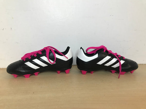 Soccer Shoes Cleats Child Size 10.5 Adidas Black White Fushia New Demo Model