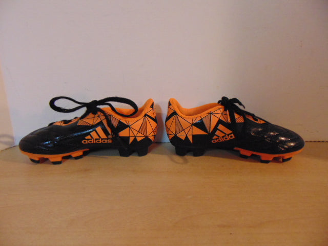 Soccer Shoes Cleats Child Size 10 Adidas Toddler Black Orange