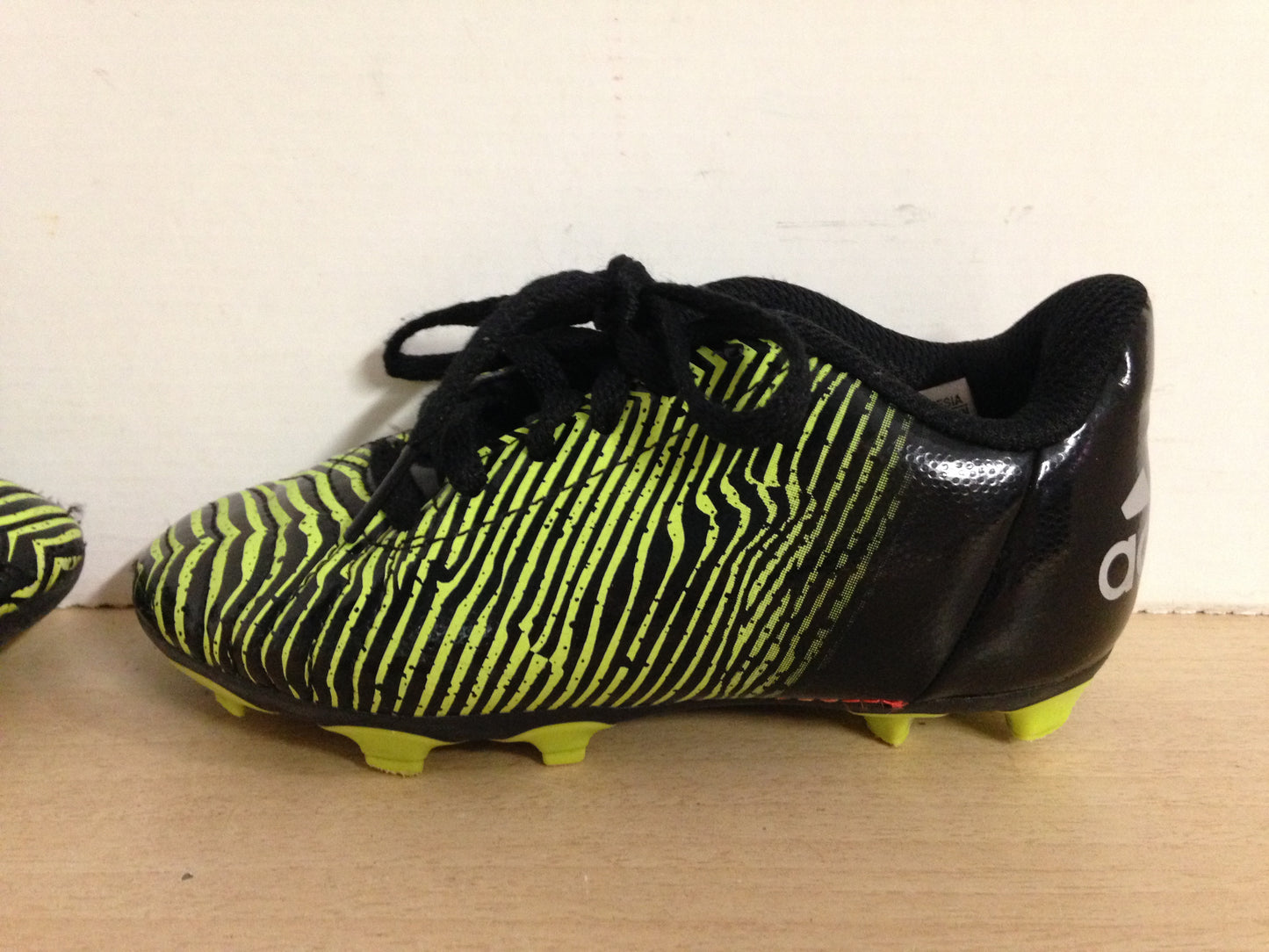 Soccer Shoes Cleats Child Size 11 Adidas Black Green