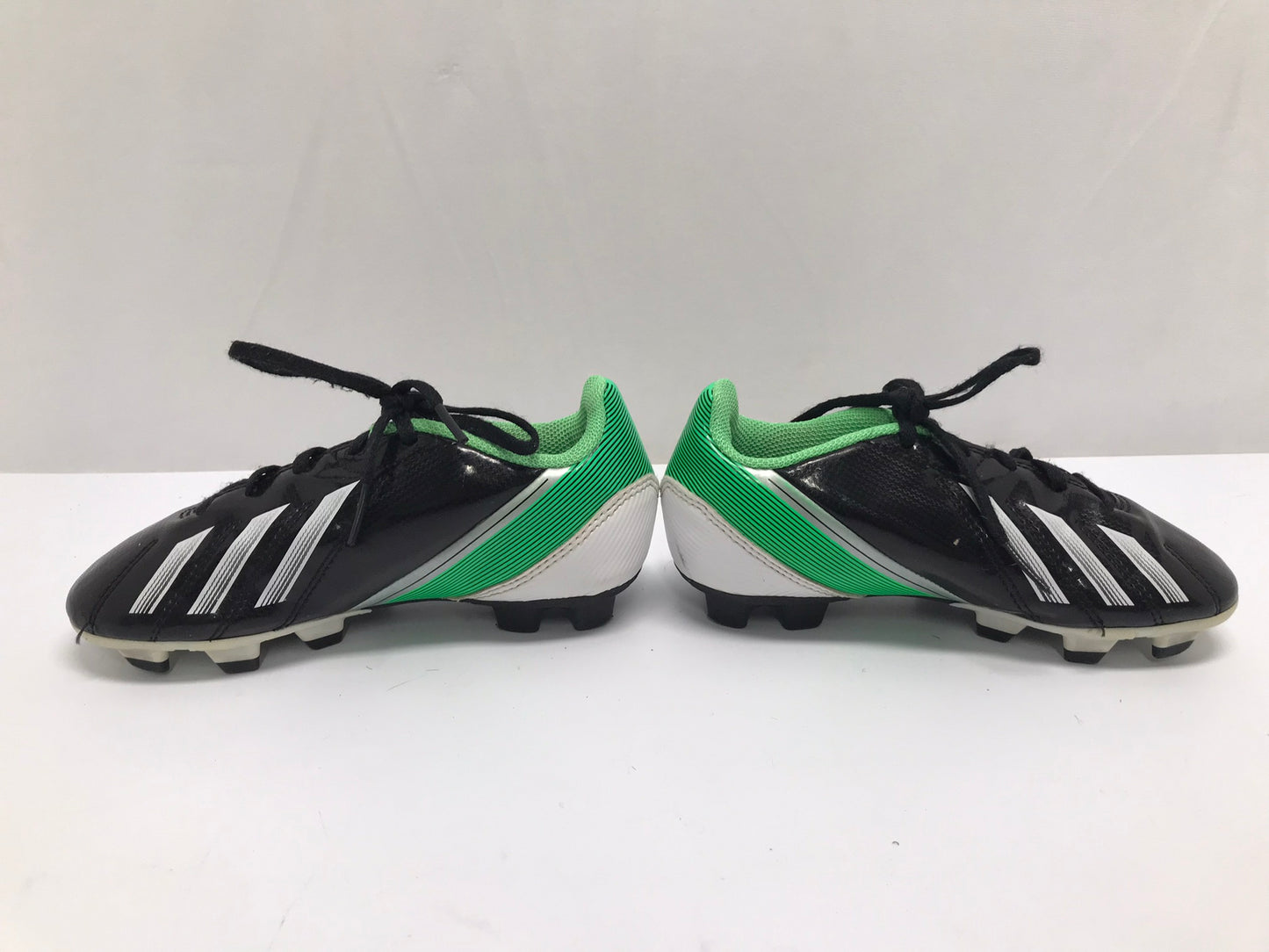 Soccer Shoes Cleats Child Size 12 Adidas Black Green Excellent