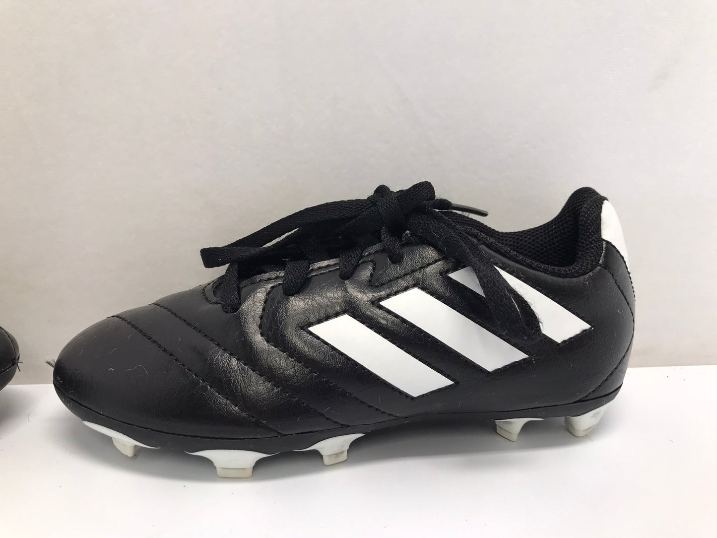 Soccer Shoes Cleats Child Size 12 Adidas Black White Excellent
