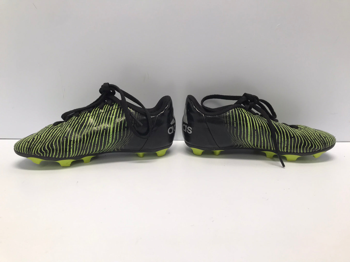 Soccer Shoes Cleats Child Size 1  Adidas Black Green New Demo Model