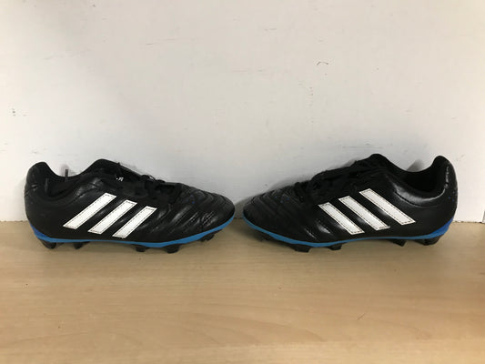 Soccer Shoes Cleats Child Size 1 Adidas Blue Black  Excellent