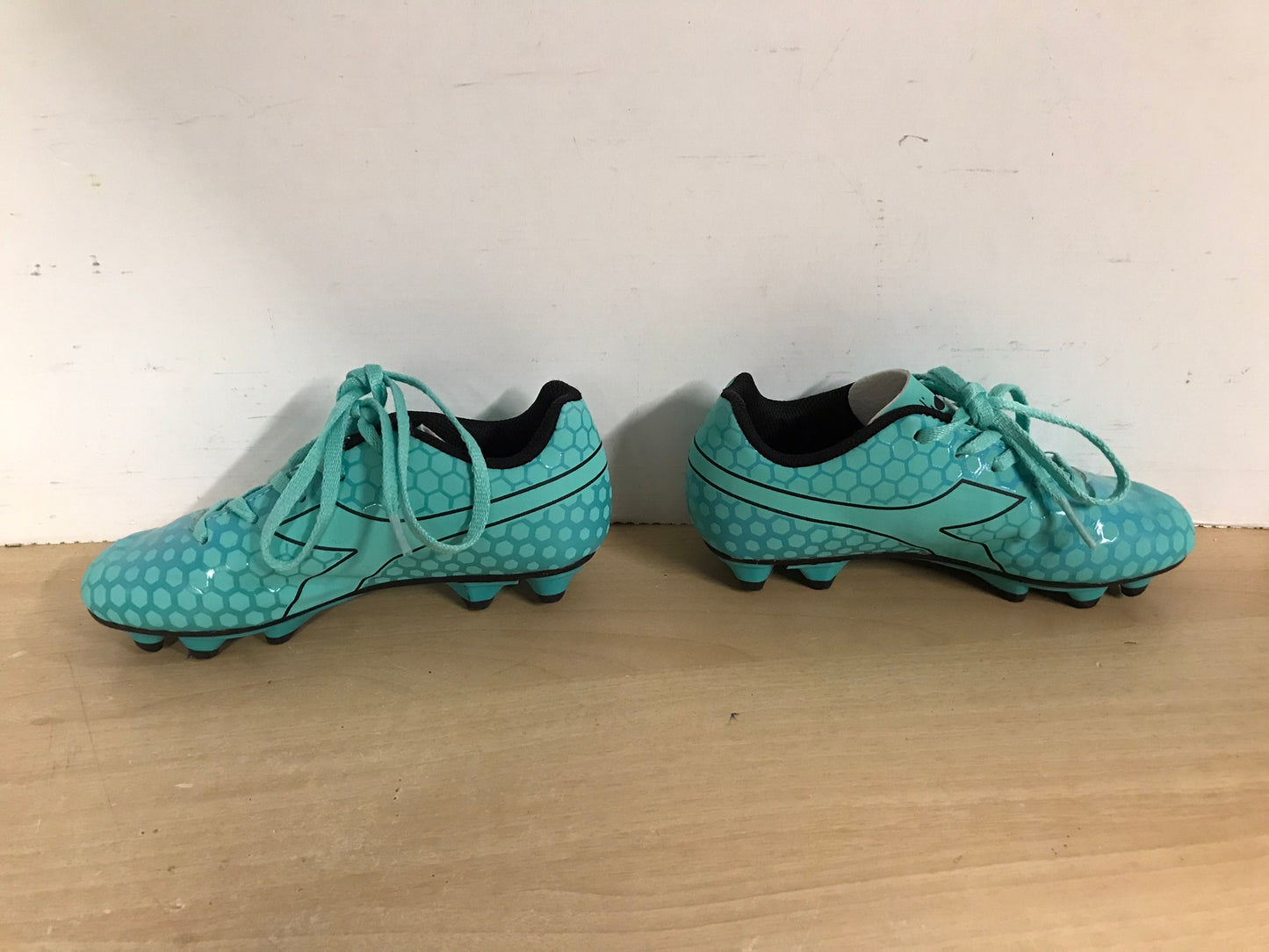 Soccer Shoes Cleats Child Size 1 Adidas Blue Teal Black New Demo Model