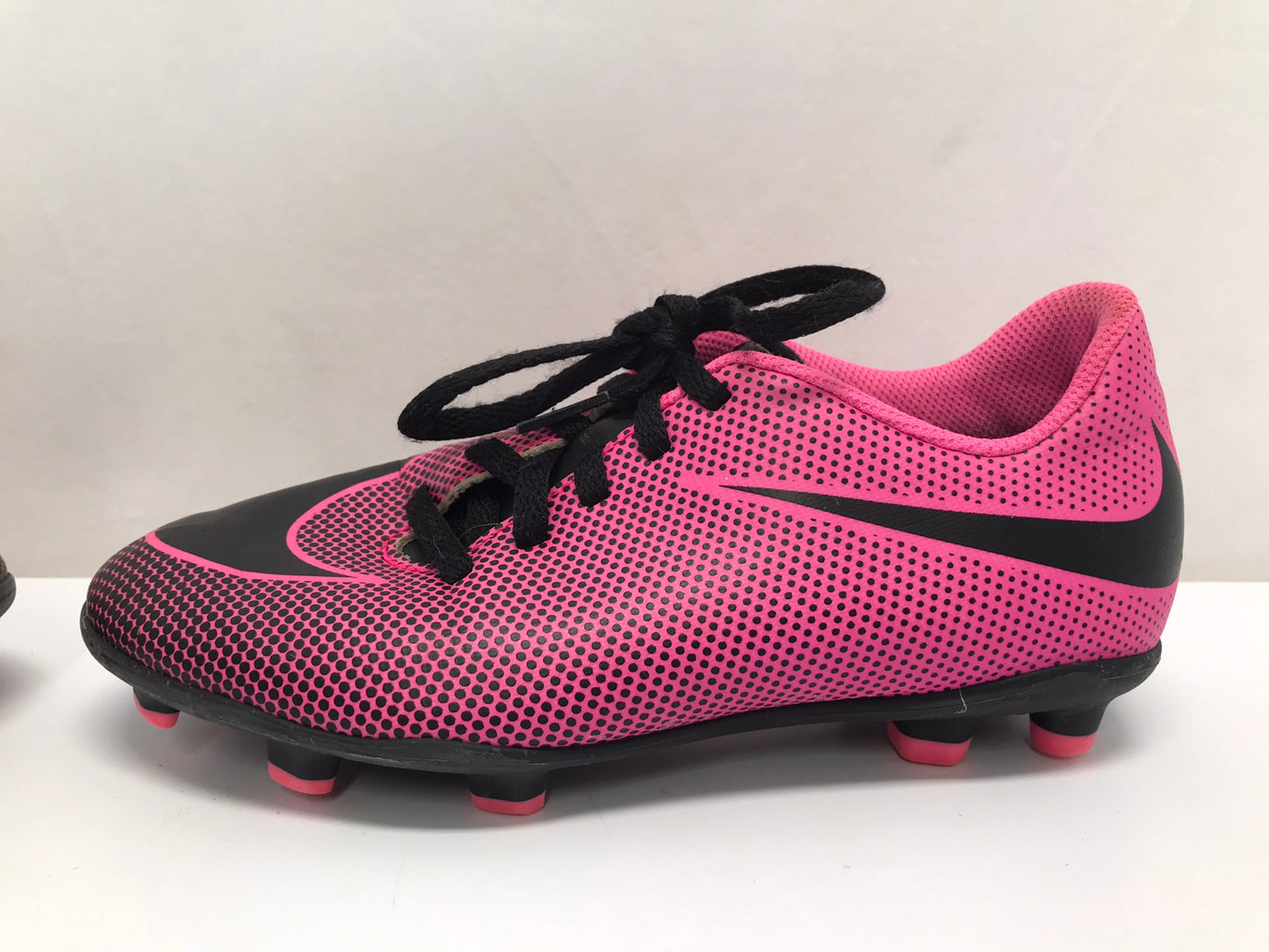 Soccer Shoes Cleats Child Size 2 Adidas Black Pink