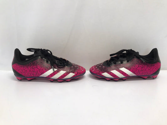 Soccer Shoes Cleats Child Size 2 Adidas Preditor Fushia Black White Excellent