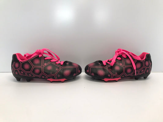 Soccer Shoes Cleats Child Size 2 Black Fushia