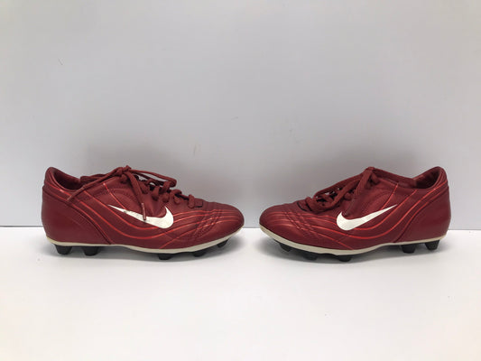 Soccer Shoes Cleats Child Size 2 Nike Bronze White Excellent