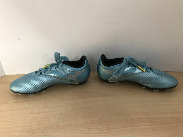 Soccer Shoes Cleats Child Size 3 Adidas Blue Silver Excellent As New
