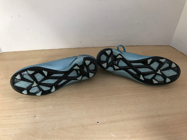 Soccer Shoes Cleats Child Size 3 Adidas Blue Silver Excellent As New