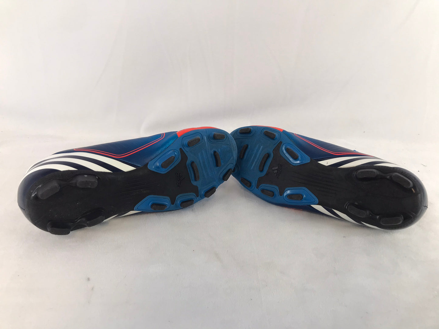 Soccer Shoes Cleats Child Size 3 Adidas Preditor Blue Orange