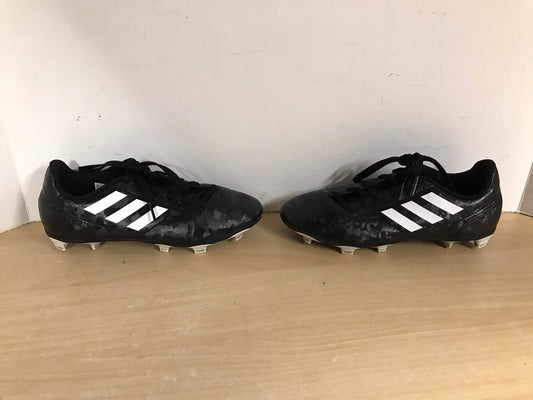 Soccer Shoes Cleats Child Size 4.5 Adidas Black White Excellent