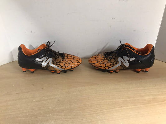 Soccer Shoes Cleats Child Size 4 Mitre Black Orange