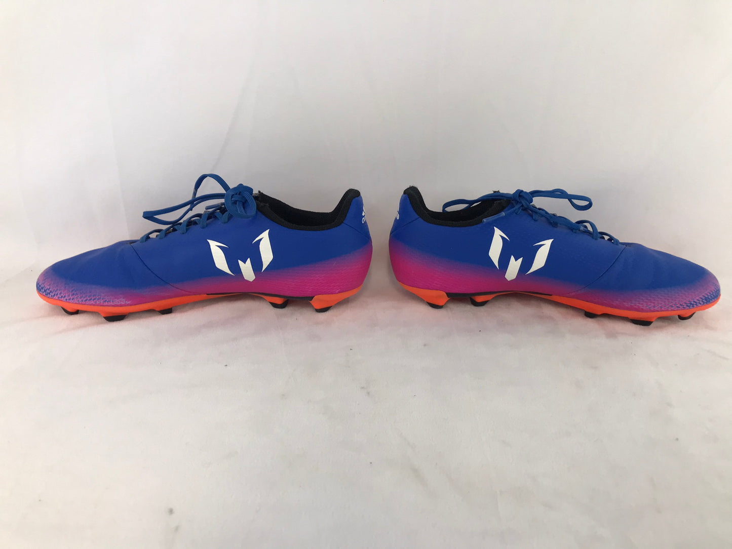 Soccer Shoes Cleats Child Size 5 Adidas Blue Fushia Orange