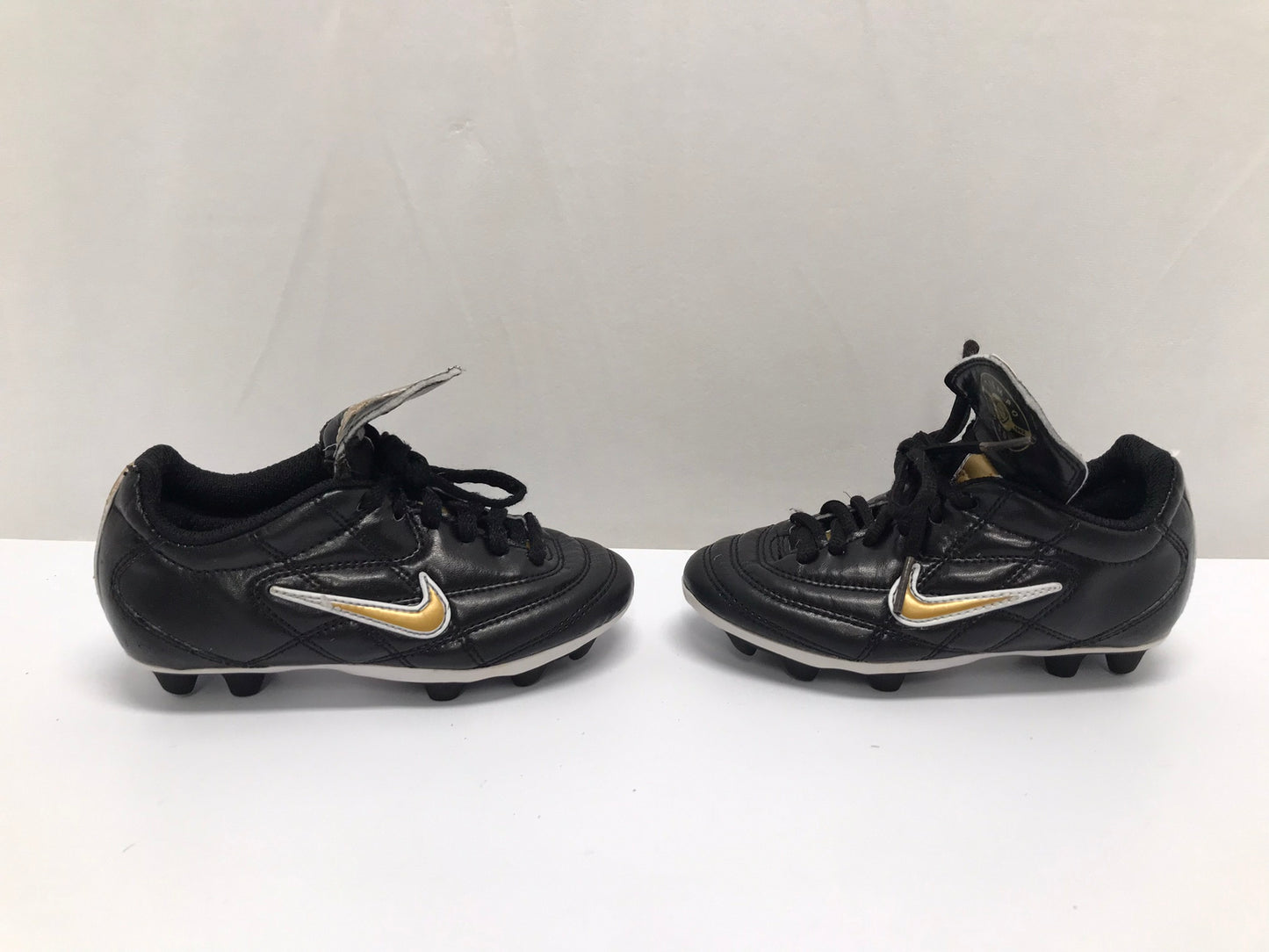Soccer Shoes Cleats Child Size 9 Toddler Nike Black Gold