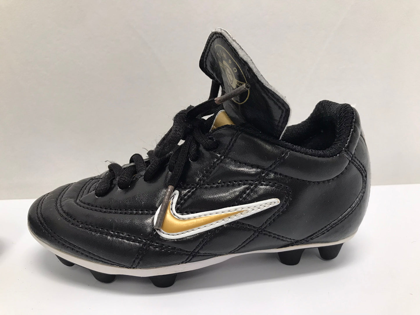 Soccer Shoes Cleats Child Size 9 Toddler Nike Black Gold