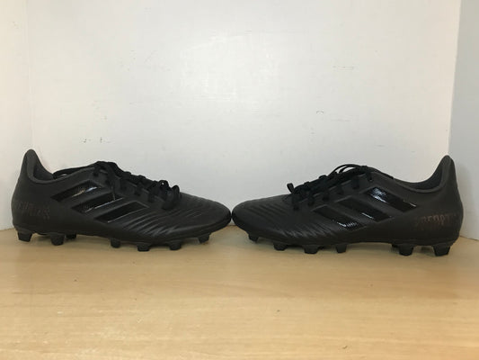 Soccer Shoes Cleats Men's Size 10 Adidas Preditor Black