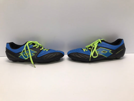 Soccer Shoes Cleats Men's Size 10 Lotto Blue Lime Excellent