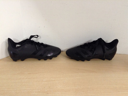 Soccer Shoes Cleats Men's Size 6.5 Adidas Preditor Demonscale Black With Slipper Foot New Demo Model