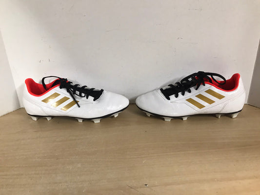 Soccer Shoes Cleats Men's Size 6 Adidas White Orange Gold New Demo Model