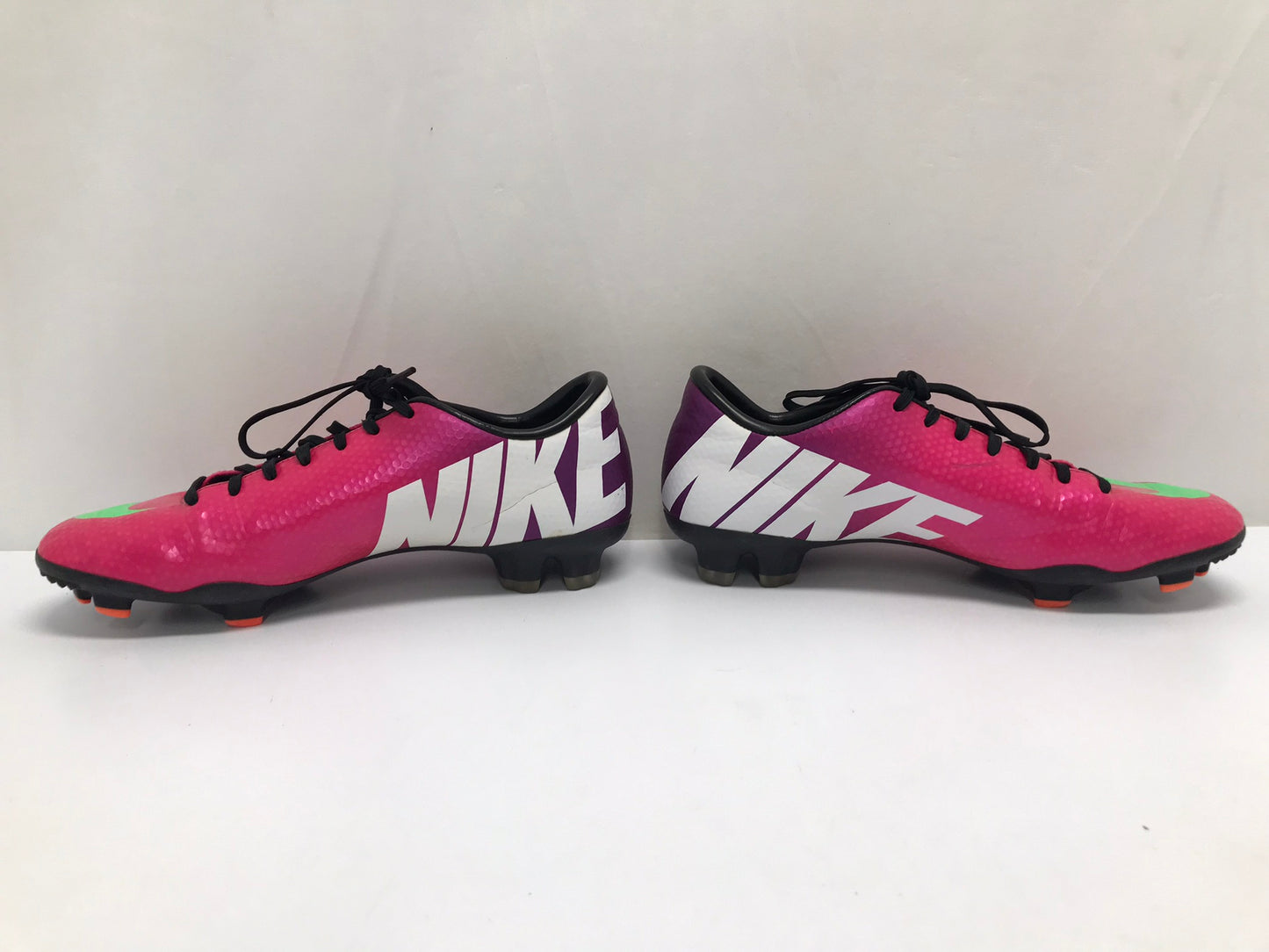 Soccer Shoes Cleats Men's Size 7 Nike Mercurial Purple Pink Lime